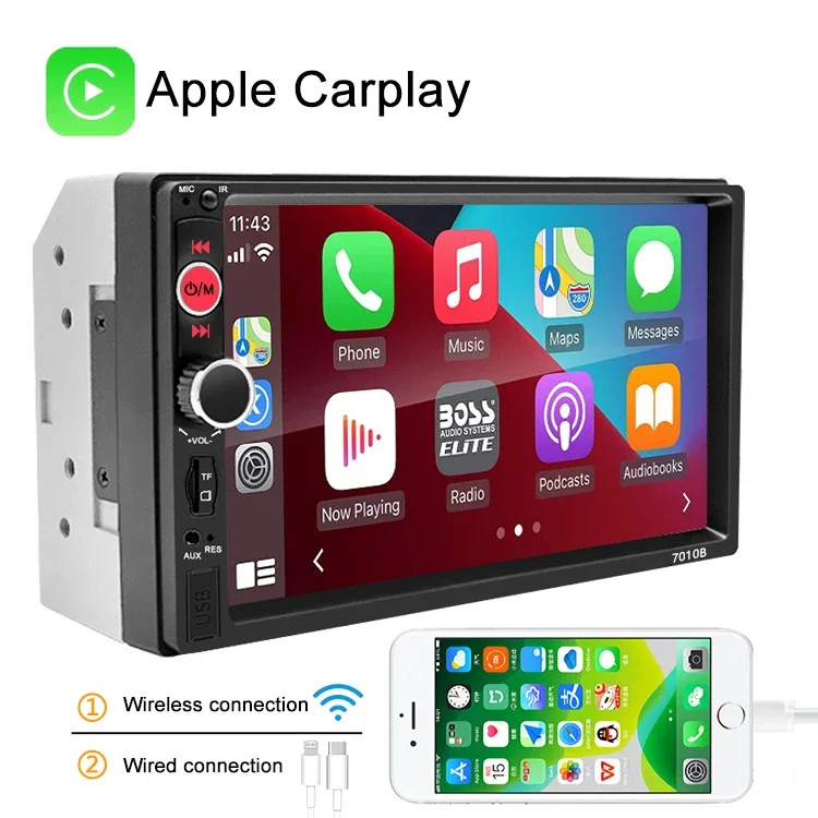 7010 originální továrna 800*480 HD auto video mp5 hráč TV monitor podhlavník Android navigace auto zesilovač