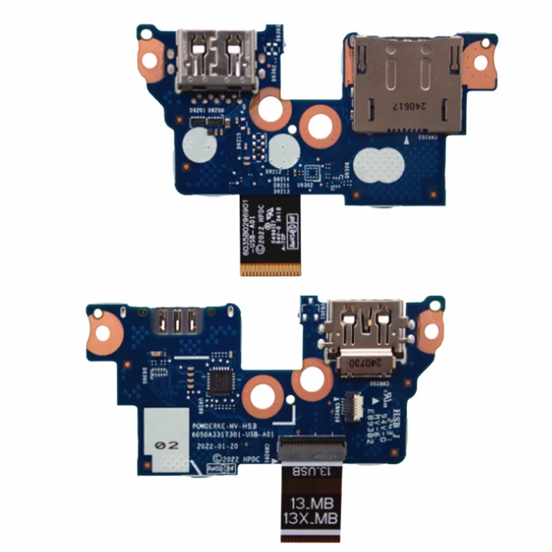 

New For EliteBook 830 835 G9 G10 Laptop USB Interface/SD Card Reader Board With Cable 6050A3317301