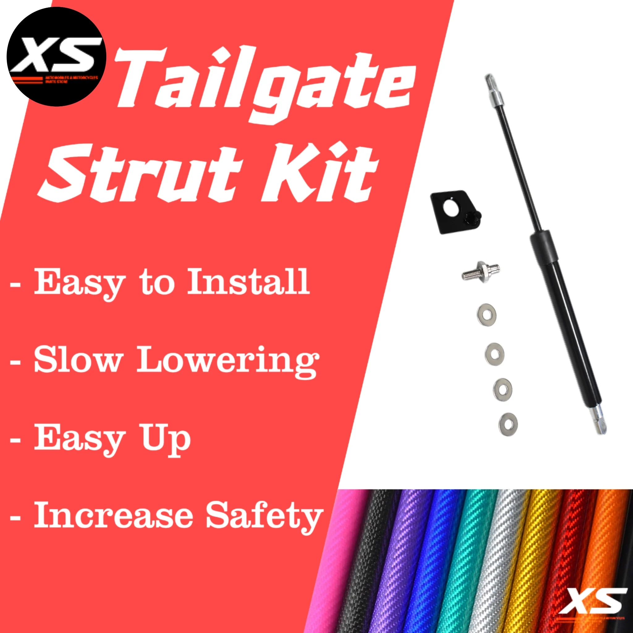 

1PC Rear Tailgate Assist Shock For Nissan Navara D22 1997-2004 Frontier NP300 Hardbody Datsun Pickup Slow Down Strut Rod Damper