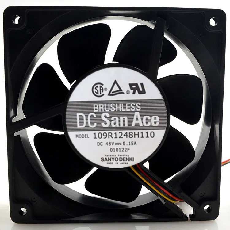 1pcs * NEW ORIGINAL 109R1248H110 48V 0.15A 12038 120*120*38mm COOLING FAN RADIATOR