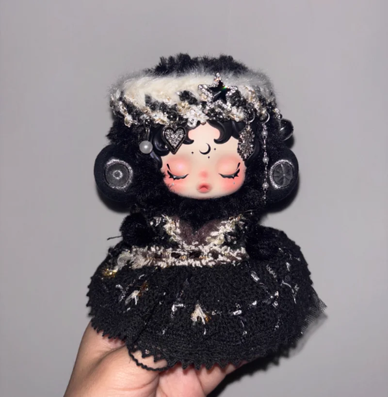 Für/Stoff Schlaflose Theater-Vinylpuppen mit exquisiten Haarbändern und Babykleidung, Sammlerspielzeug für alle Altersgruppen, keine Puppe im Lieferumfang enthalten