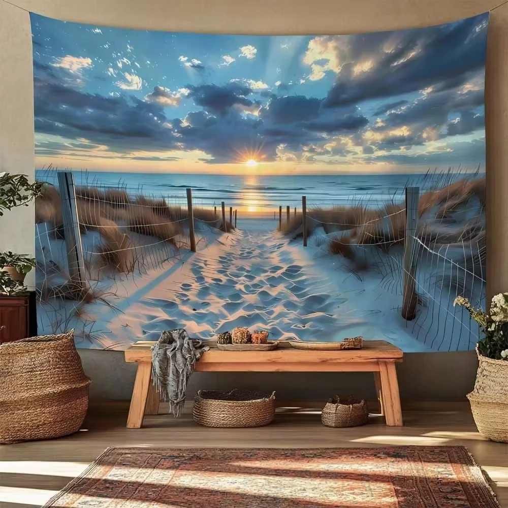 1pc Landscape Tapestry Natural Scenery Wall Hanging Suitable For Bedroom Living Room Dormitory Decor
