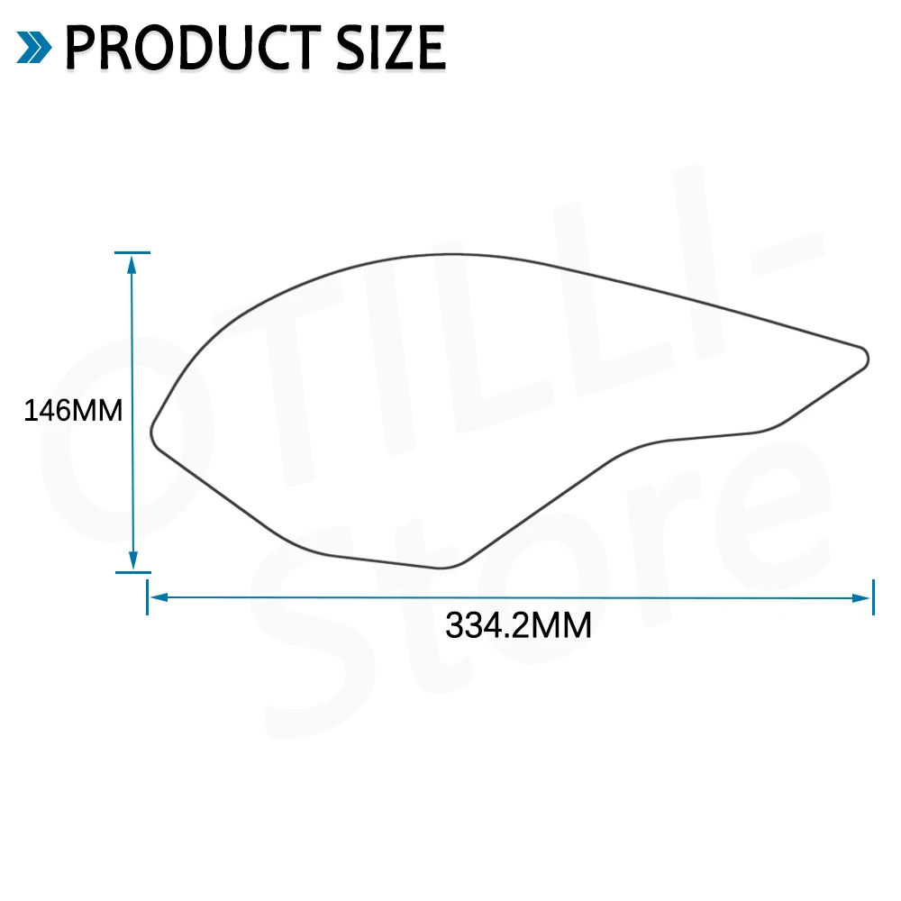 Anti-slip Tank Pads Sticker For STREET TRIPLE 765 R/RSFor DAYTONA 675 /R  2013-2020 Side Gas Knee Grip Traction Pads