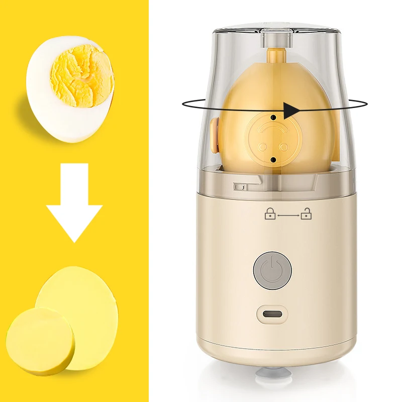 Electric Egg Shaker Yolk Mixer Stiring Maker Puller USB Rechargeable Automatic Egg Beater Egg Rotary Cooking Kitchen Accessories