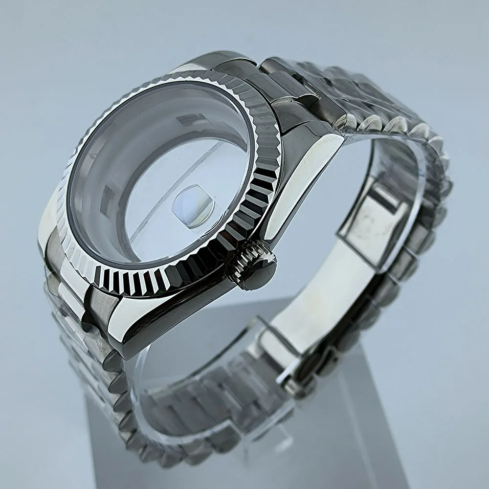 Miyota8285 Watch Case 39mm Case Movement watch automatic mechanical watch sapphire glass men watch fit 8285 movement watch tool