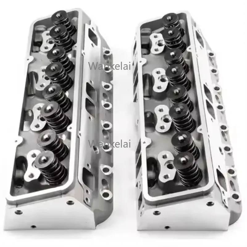 Aluminum Complete Cylinder Heads for Chevy 350 5.7L V8 SBC 350 High Performance Small Block Engine Parts