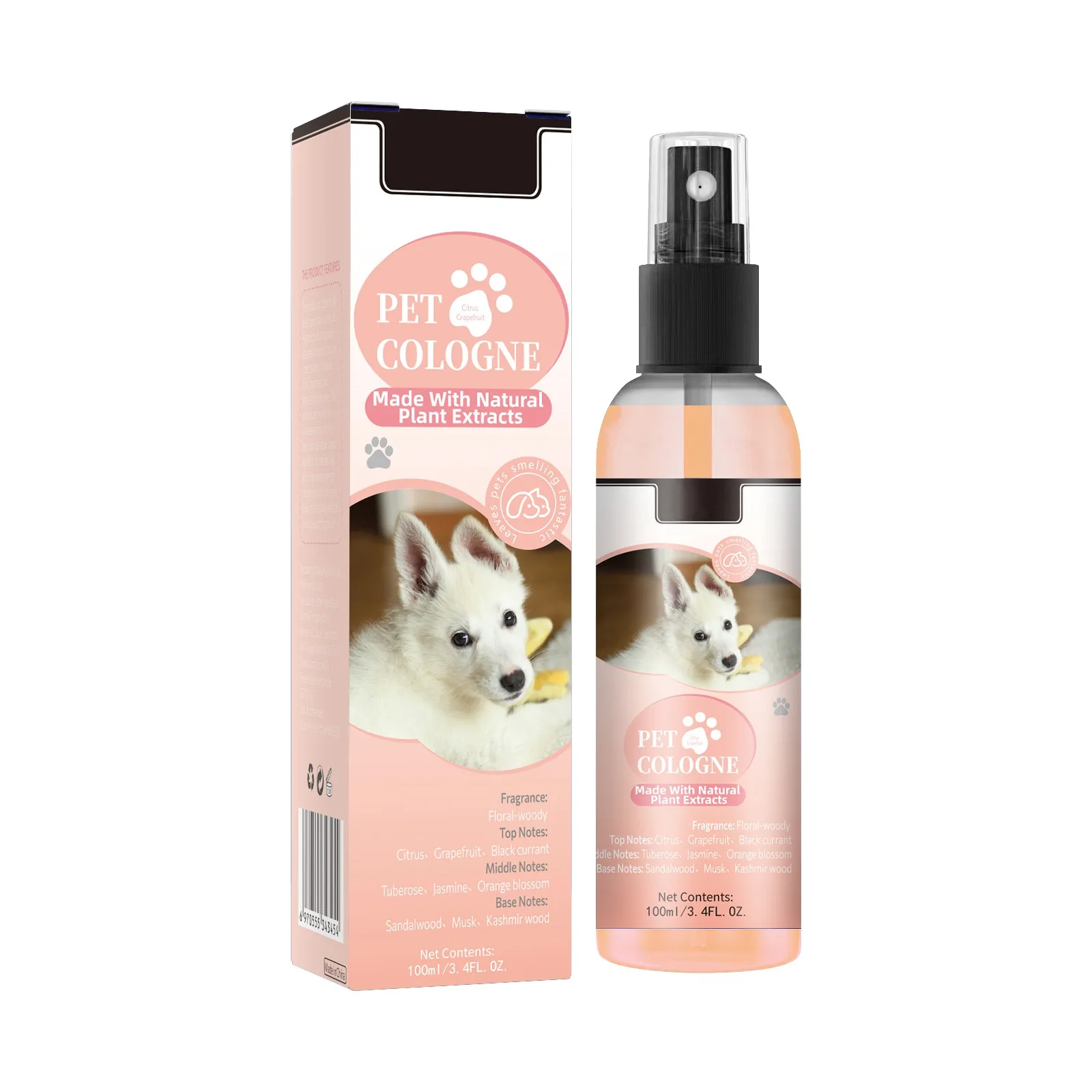 Pet Odor Eliminator Spray Dog Liquid Fragrance Body Odor Removal Smell Great Long Lasting Clean Deodorant Cat Liquid Perfumes