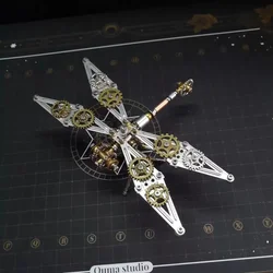 Steampunk Mechanical Dragonfly 3D Metal Puzzle - Creative DIY Assembly Kit, Preferred for Boys Christmas Gifts