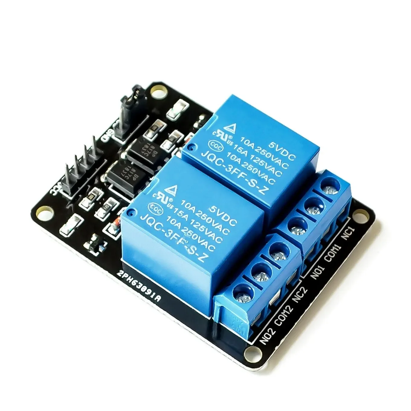 With optocoupler 2 channel 2-channel relay modules relay control panel PLC relay 5V two way module