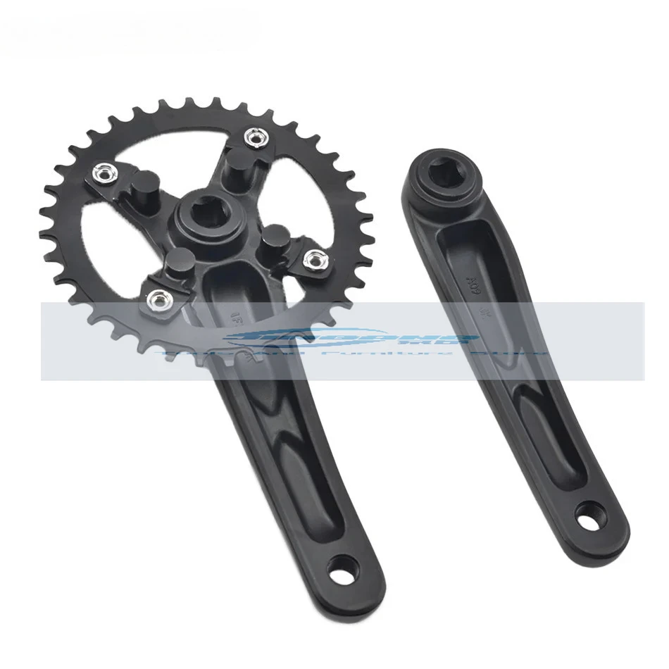 

Mountain Bike Bicycle 170mm Square Hole Crank 104BCD Single Disc 32T-42T Aluminum Alloy Tooth Disc