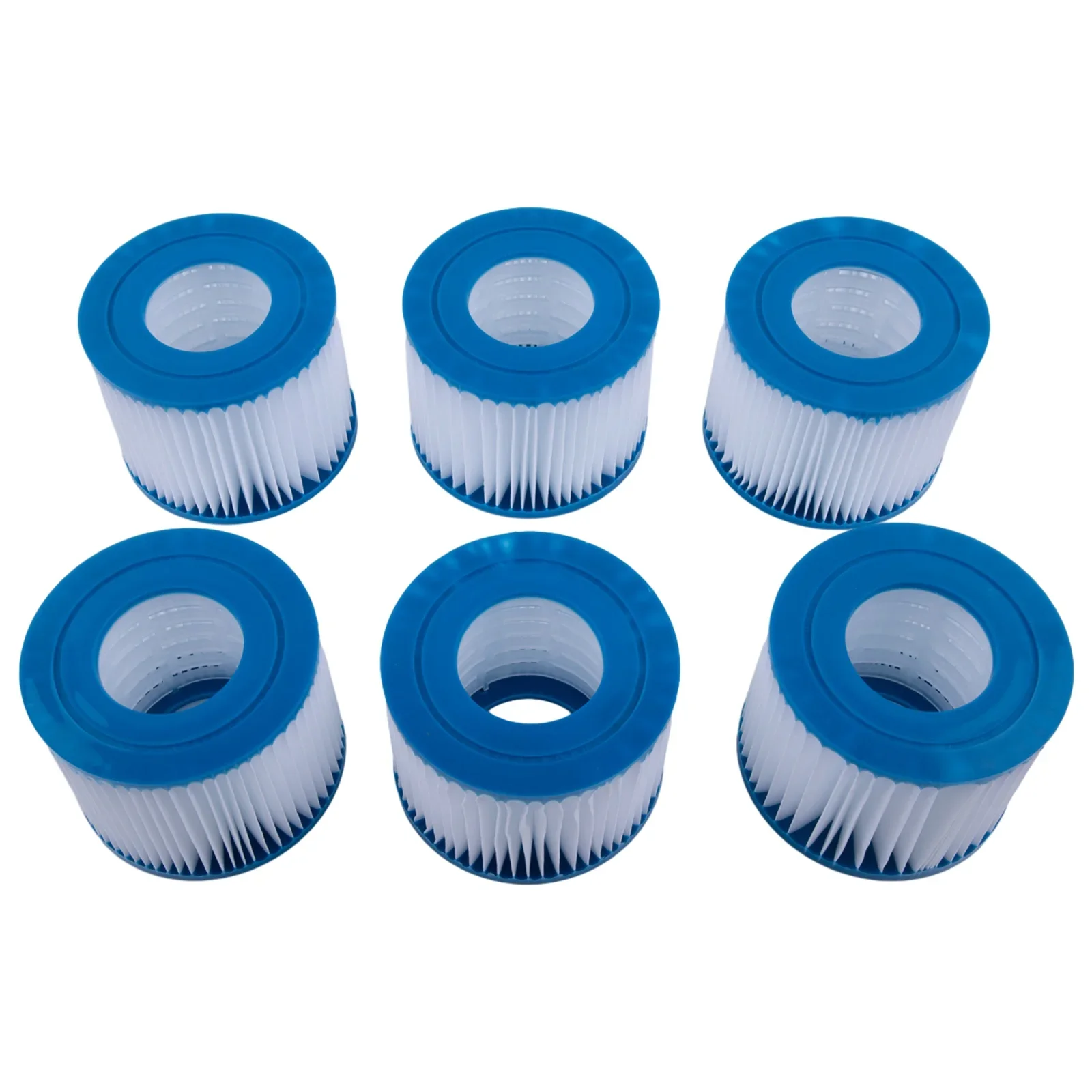 

6pcs Swimming Pool Cartridge Filters Replacement Accessories For Lay Z Lazy Spa Pool Miami Vegas Monaco Filters VI