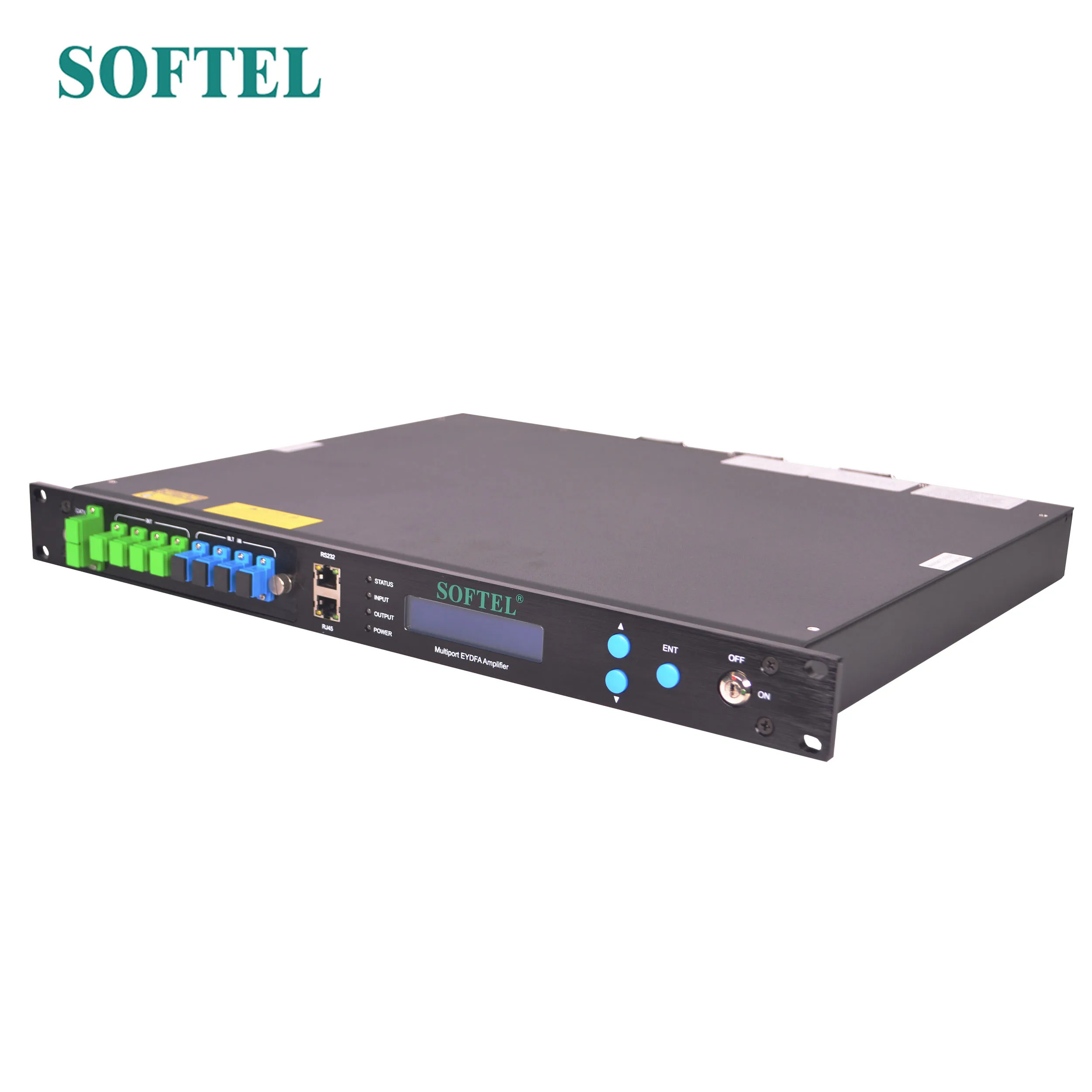 1550nm Edfa WDM Softel Catv Optical Amplifier 2 CATV in Mini 4 Ports Edfa