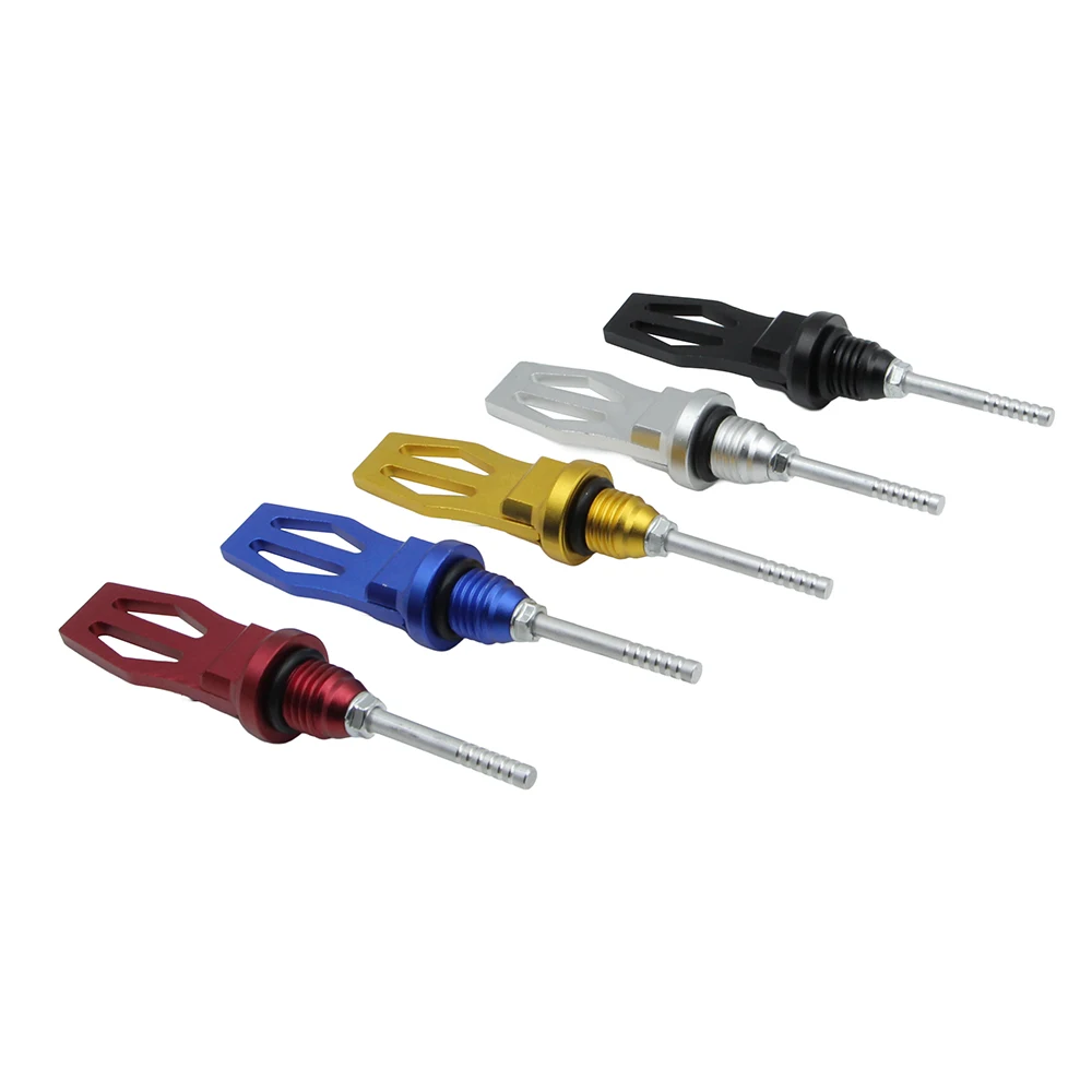1Pcs Motorcycle Engine Oil Level Dipstick CNC Precision Machining Al Alloy Machine Oil Dipstick Motorbike Modification Parts