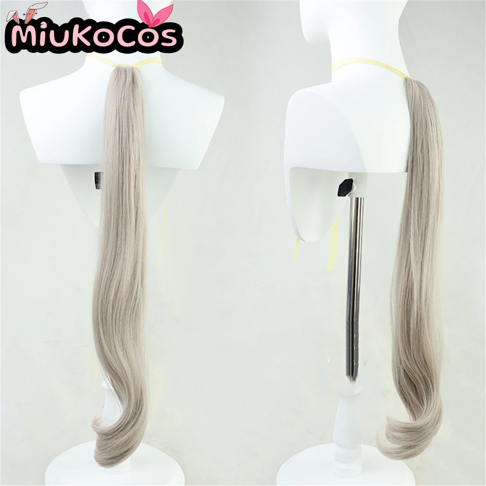متوفر êنشان كورين تشان شعر مستعار تأثيري مع آذان وذيل MiukoCosplay لعبة Umamusume: جميلة ديربي تأثيري