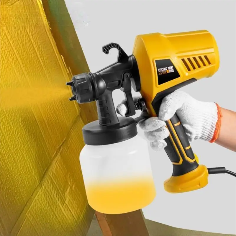 

800ml household Paint Sprayer Flow Control High Pressure Airbrush 500w Electric Spray Gun For Painting Ceiling Walls Fence Door