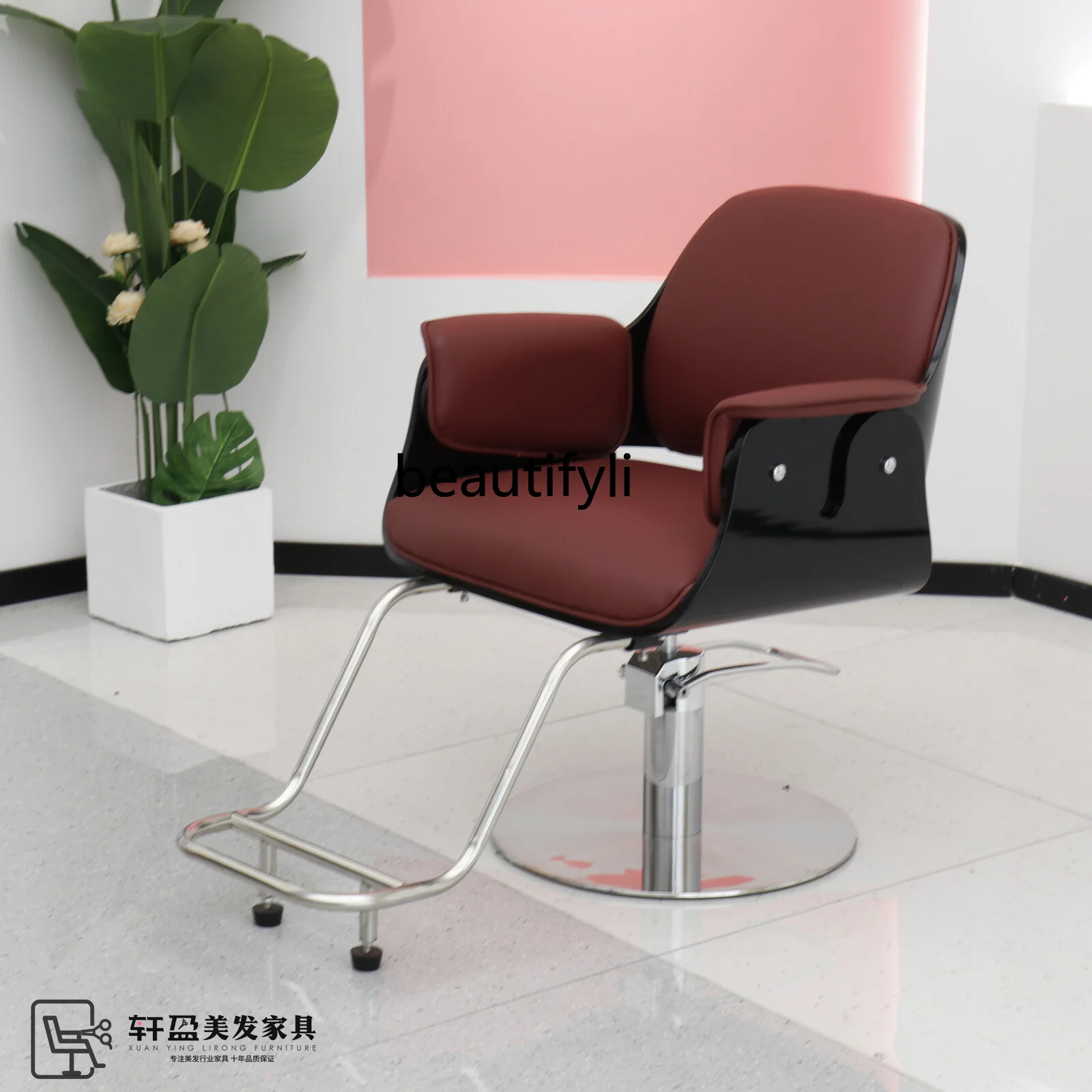 

Light luxury hair salon, simple barber shop chair, special liftable rotating perm, dyeing and hair cutting chair for hair salon