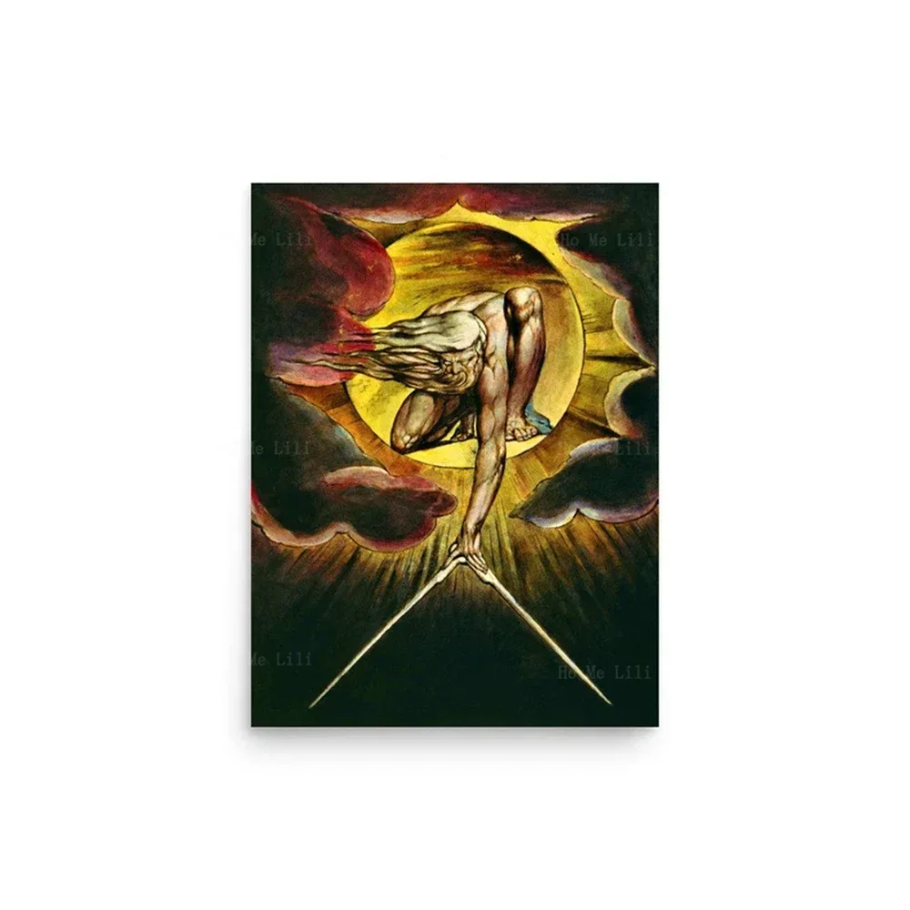 Ancient Of Days Poster Print Canvas Painting Home Wall Decor