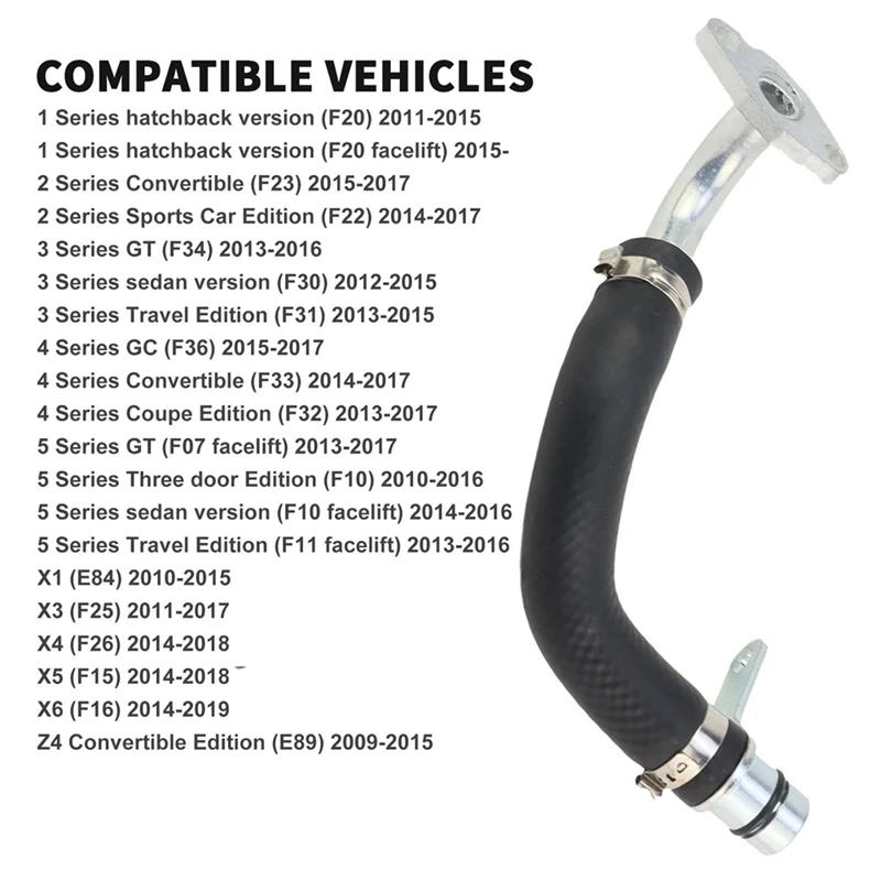 دائم سيارة الشاحن التربيني الأنابيب زيت المحرك العودة الأنابيب 11428626653 لسيارات BMW N20 محرك F10 F20 F30 F34 F25 F15 F16 X1 X3 X4 X5 Z4