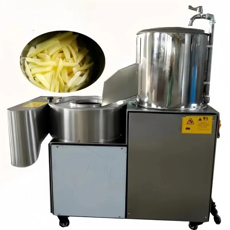 Top Rated Upgraded Automatic Potato Peeler Slicer Multifunctional Cutter For Uniform Potato Chips, Strips And French Fries