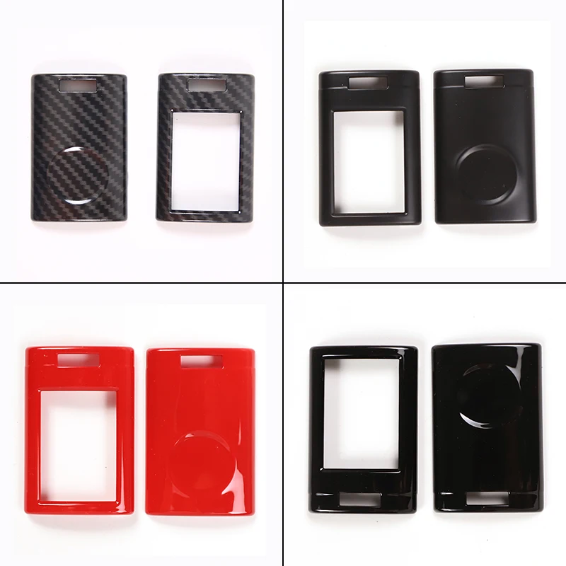 ABS Carbon Fiber Style For Chevrolet Corvette C6 2005-2013 Car Remote Key Cover Case Shell Key Fob Cover Auto Accessories