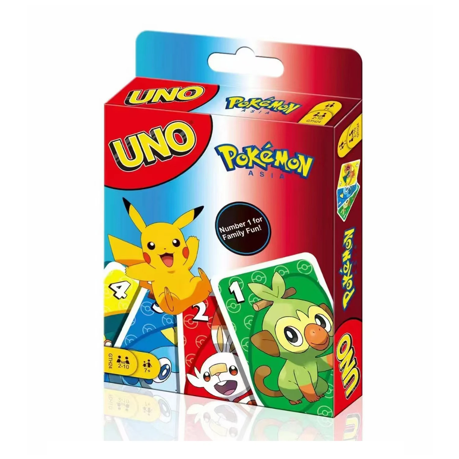 One FLIP! Pokemon Board Game Anime Cartoon Pikachu Figure Pattern Family Funny Entertainment uno Cards Games Christmas Gifts