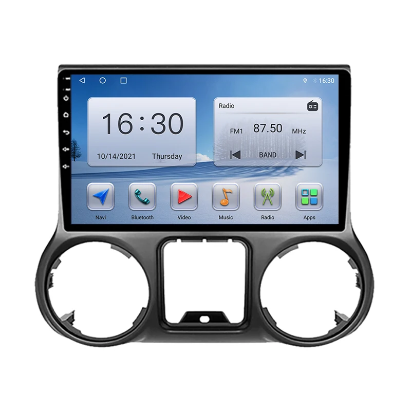 

Автомобильное мультимедийное радио Android для Jeep Wrangler 3 JK 2011-2014, GPS-навигация SWC BT WIFI