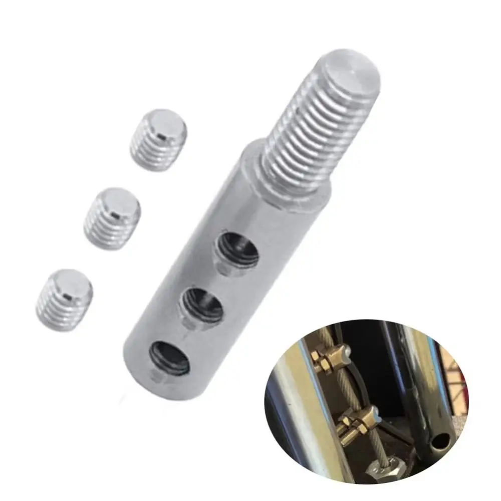 Heavy Duty Steel Core Fitness Cable Terminal Replacement Versatile Fitness Cable Ends Durable Gym Cable Stopper Gym Machines