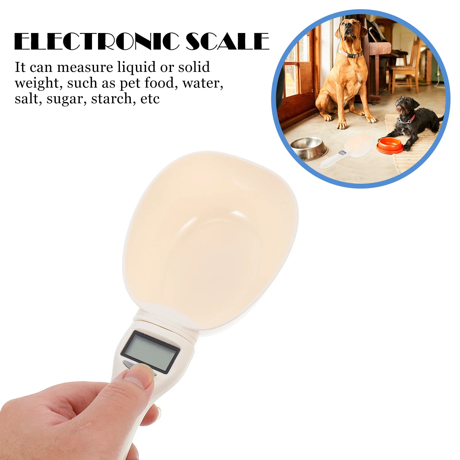 

Mini Digital Spoon Scale Electronic Measuring Small High Precision 250Ml Kitchen Pet Food Weighing Electronic Scale