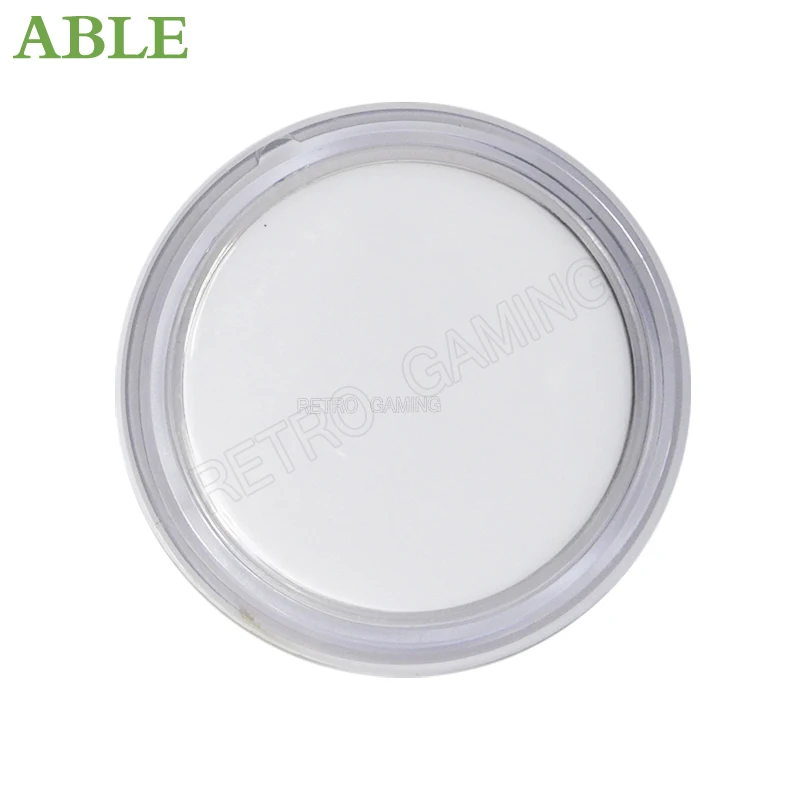 

Аркадная Кнопка 63 мм Полностью прозрачная плоская кнопка с креплением гайки для аркадных игр игровой автомат «сделай сам» джойстик консоль