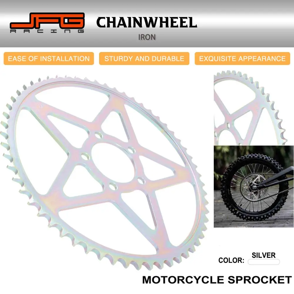 Motorcycles Accessories 48T 58T Chain Sprocket For Sur Ron Sur-Ron Surron S X Off-Road Electric Vehicle E-Bike Moto Parts Iron