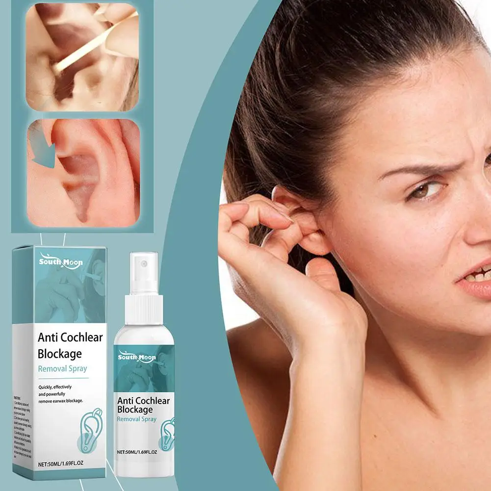 30ml Anti Cochlear Blockage Removal Spray Safe & Effective Treat Piercing Bumps Ear Hole Spray For Getting Rid Of Odors &