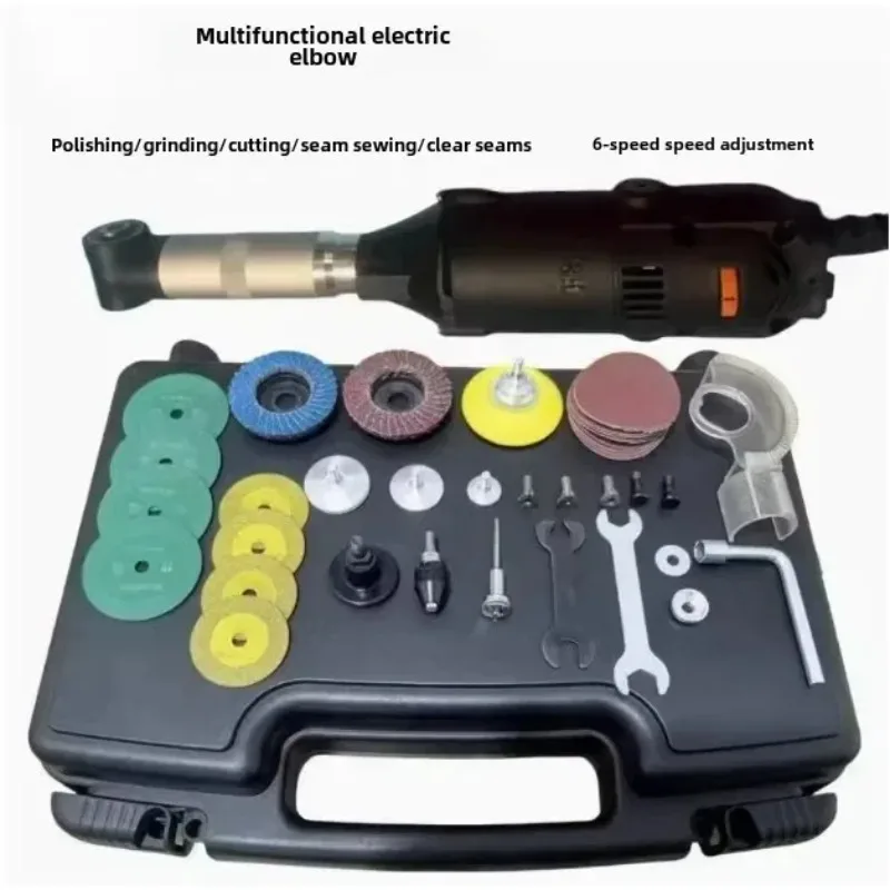 350W 90° Electric Rotary Tool for Jewelry Engraving, Wood Carving, Mold Polishing & Tile Cleaning - Professiona