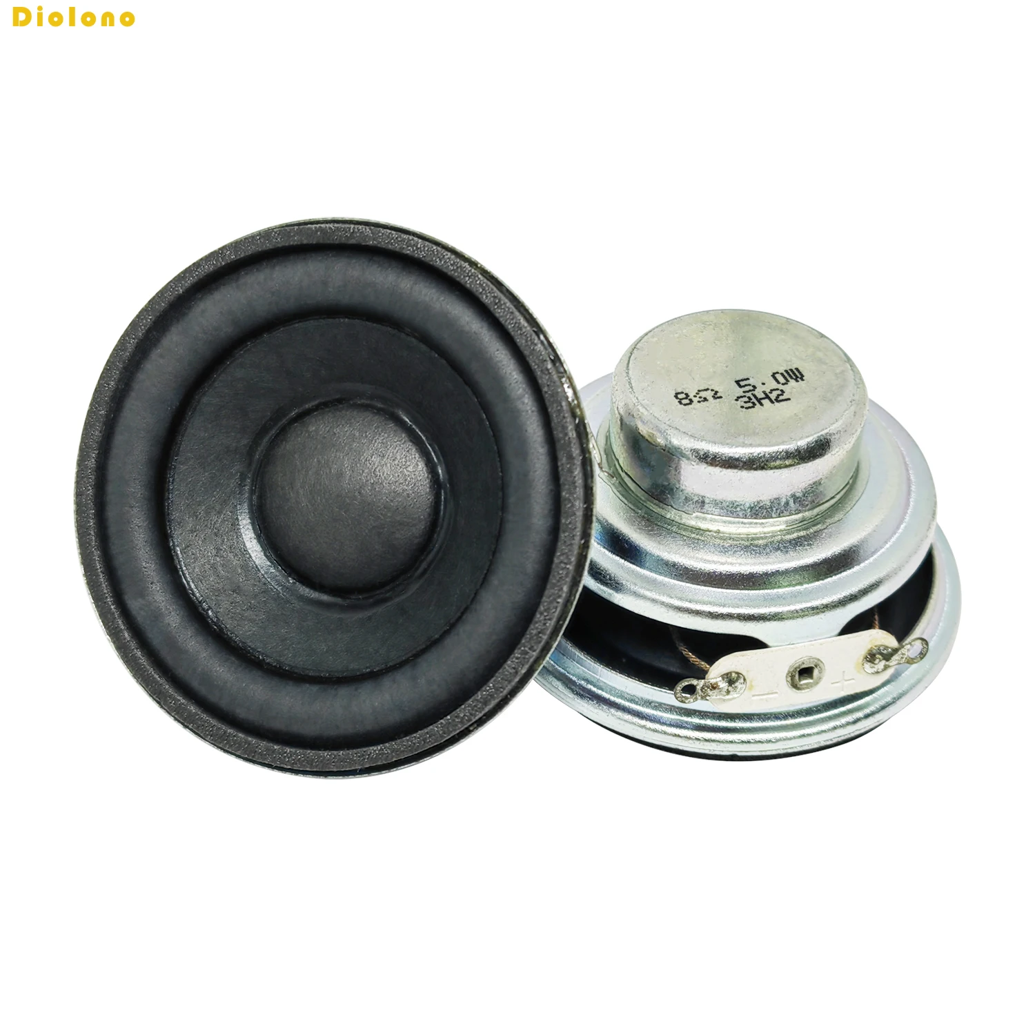 2pcs 8 Ohms 5W Loudspeaker 52mm 2Inch 25MM Internal Dual Magnetic Good bass For Bluetooth audio amplifier Wooden box Speaker