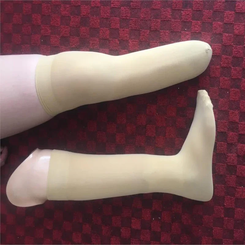 10pcs Prosthetics Sock Thickened High Elastic Residual Limb Amputation Prosthetic Disabled Amputees Leg Sleeve Cover Stump