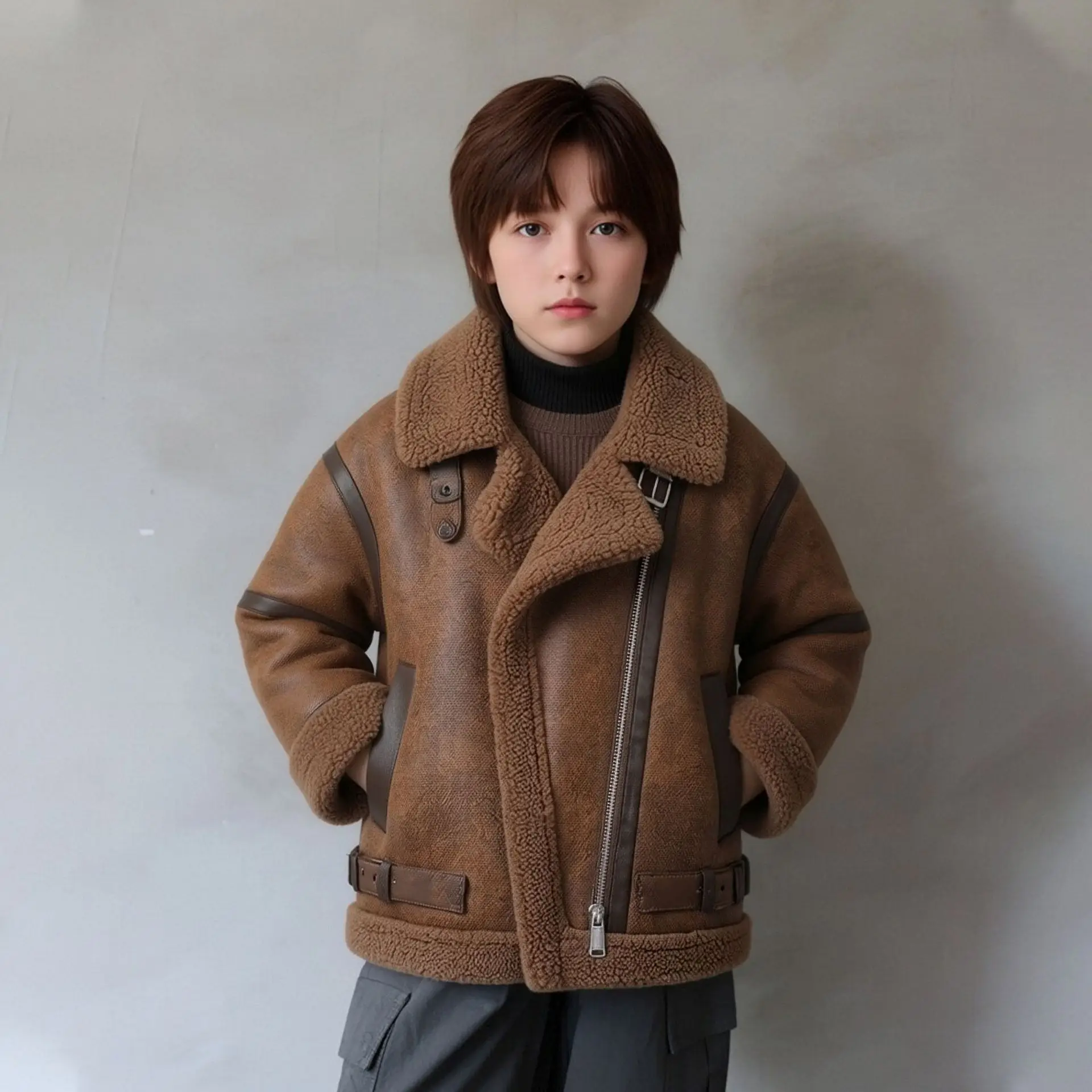 26 Years of New Products in Autumn and Winter, Fur Integrated Jacket, Fleece Top, Suede Suede Leather Jacket
