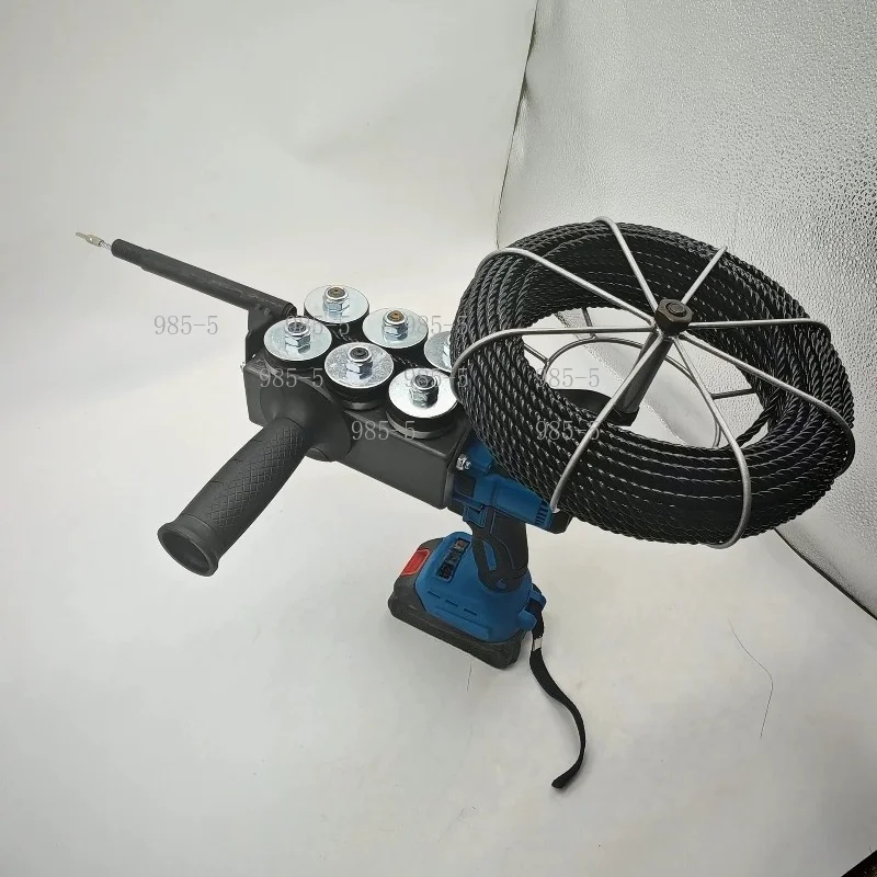 Labor-saving Electrician Wiring Tool,Threader Electric Wire Drawing Machine for Wall & Pipe Threading