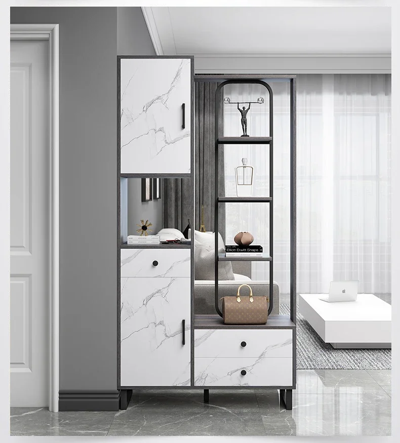 CXH Geïntegreerde entree Woonkamer Muur Hal Moderne eenvoudige plank Multifunctioneel