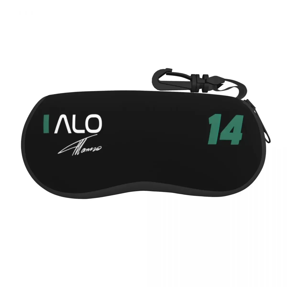 Custom ALO 14 Text Shell Glasses Case Unisex Cool Fernando Sport Motorcycle Eyeglasses Case Sunglasses Protector Box