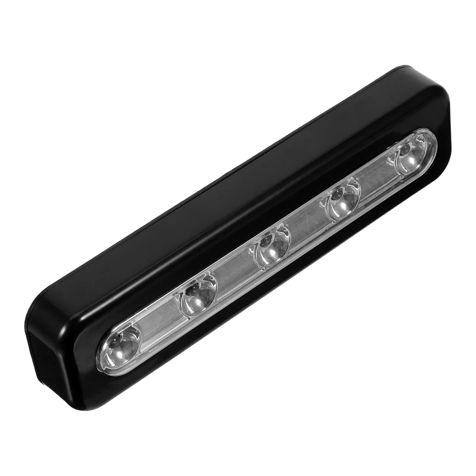 Wireless Motion Sensor LED Cabinet Stairs Light Bar Battery Operated Black Stick-on Closet Drawer Night Lamp Motion Sensor Light
