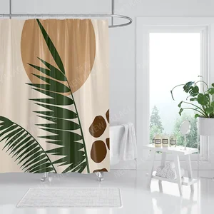 ستارة دش من القماش مقاوم للماء ، إكسسوارات ستارة الحمام ، ديكور بوهو الاسكندنافي ، 180 × 200 ، 240 × 200 أعلى 8 ستارة مبيعات 200x240 - رقم 6