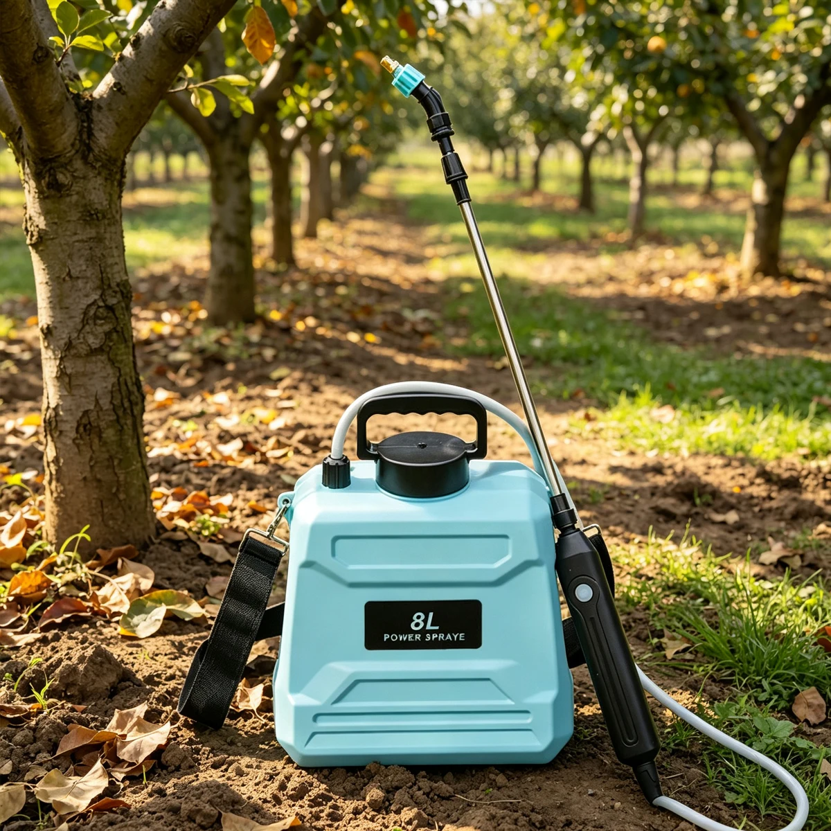 High Pressure Sprayer Fumigator Weed Electric Garden Spray Gun Mist Water 5 L Battery-powered Vegetable Products Rechargeable 8L