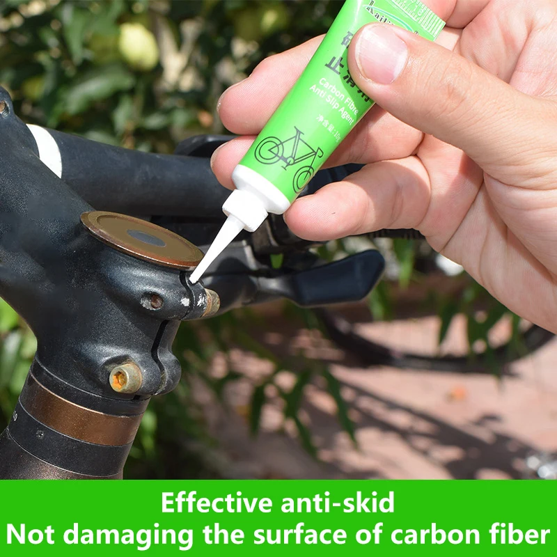 

1 шт., 10 г, противоскользящий агент из углеродного волокна, ручки для горных велосипедов, выносы подседельного штыря, противоскользящая смазка, аксессуары для велосипедов, инструменты для ремонта