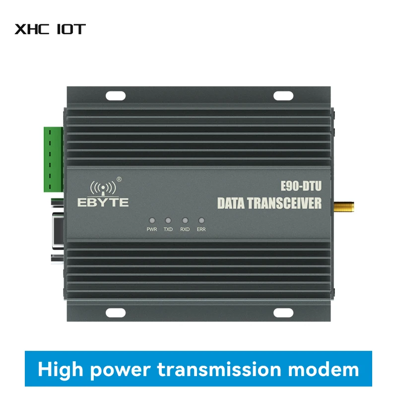 

SX1262 RS485/RS232 LoRa Spread Spectrum 42dBm 30KM 15W Relay Networking DC12V LoRa Wireless Modem XHCIOT E90-DTU(900SL42)