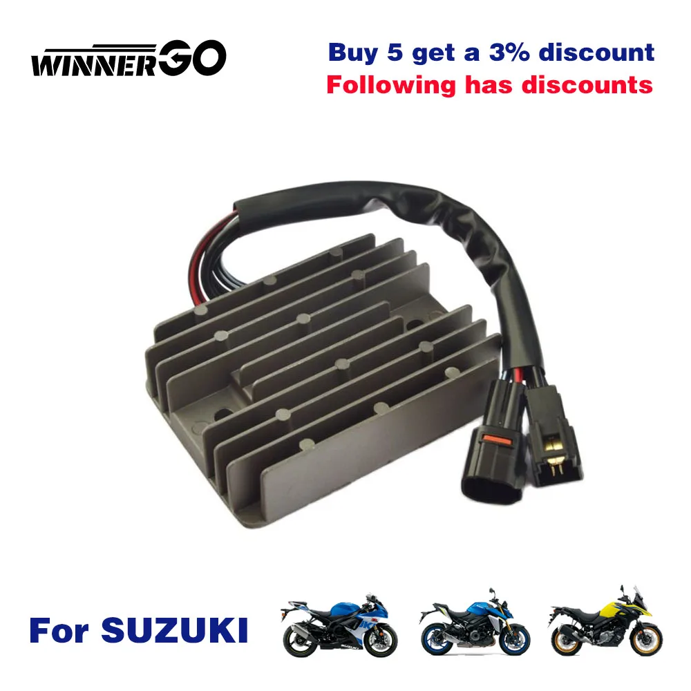 Voltage Regulator Rectifier For Suzuki DL V-Strom 650 GSF Bandit 650 GSX 650 SFVA 650 SV 650 SFV Gladius 650 LT-A KingQuad 700