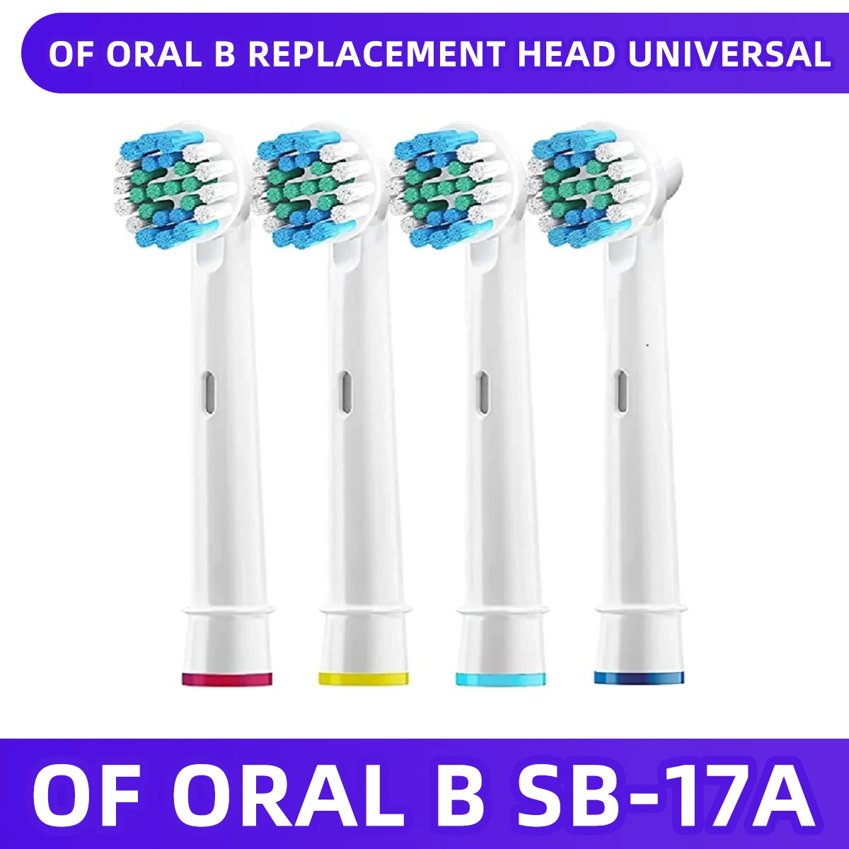 

4 PCS lectric Toothbrush Replacement Brush Heads for Oral Sensitive B Brush Heads BristlesD100 D25 D30 D32 4739 3709 3744