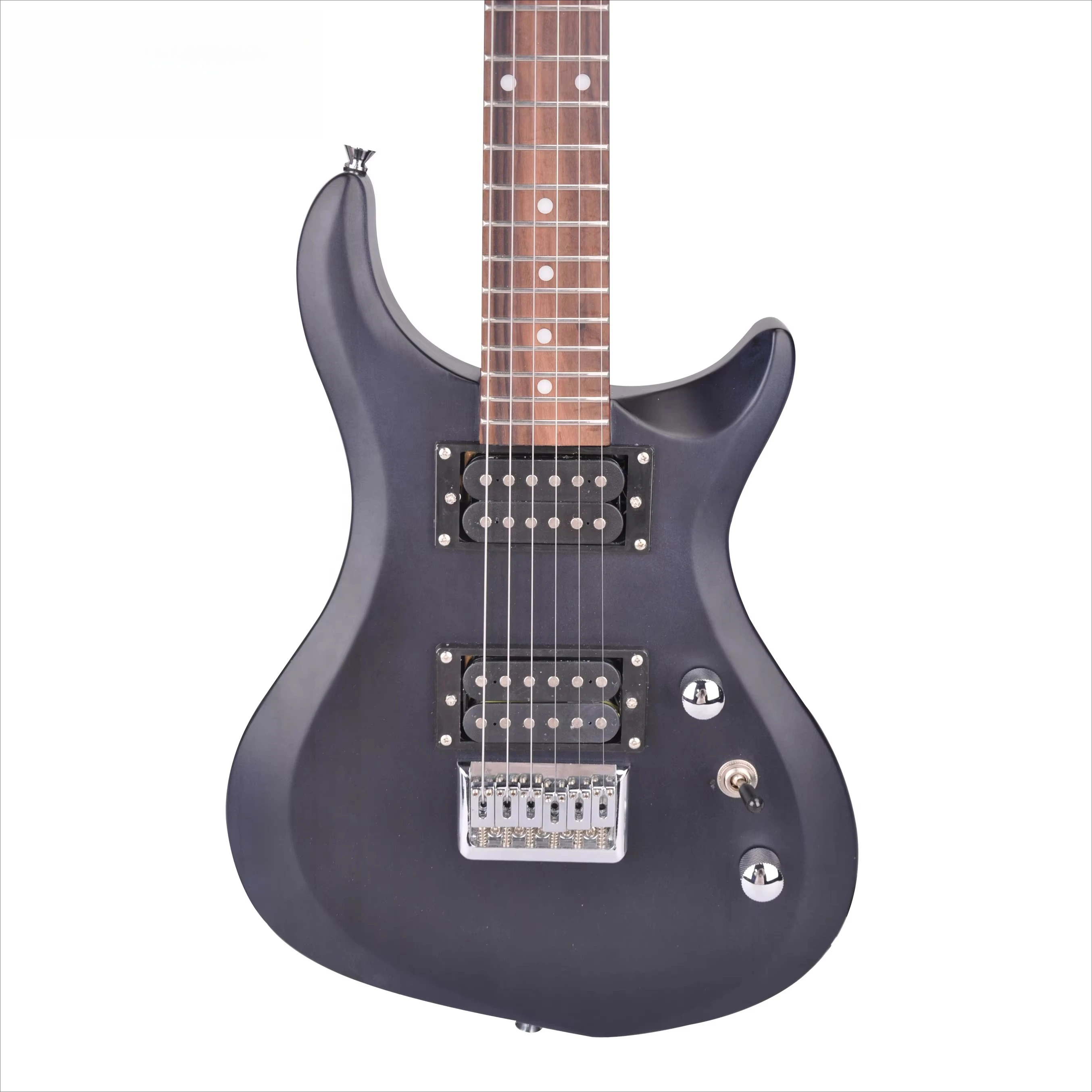 New Product High Quality 36'' Short Scale Length Solid Linden Wood Body Electric Travel Guitar