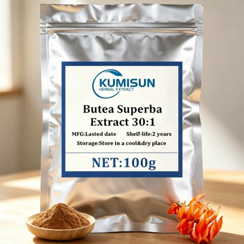 

Butea Superba 30:1 Customized Powder Refillable bags Packaging for Global Soap Production Raw Material Factories