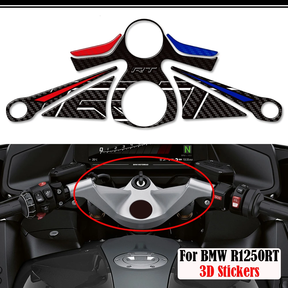 For BMW R1250RT R 1250RT 2021 2022 2023 2024 2025 Motorcycle Protector Tank Pad Grips Kit Knee 3d Stickers Decals Fairing Fender