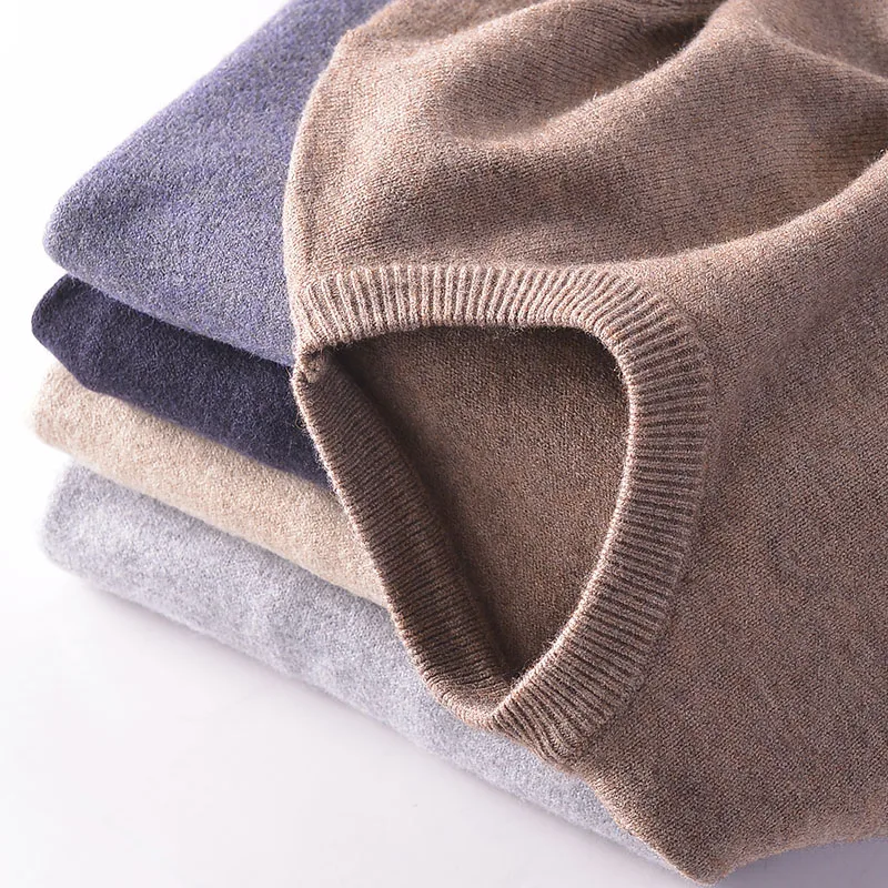 

Весенне-осенний мужской круглый вязаный свитер Ne, прямой топ, длинный све, базовый модный городской цвет