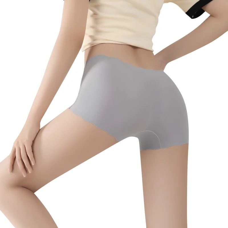 3PCS/set Women\'s Summer Shorts Fashion Ice Silk Underwear Plus Size Shorts Panties Safety Short Pants Seamless Under the Skirt